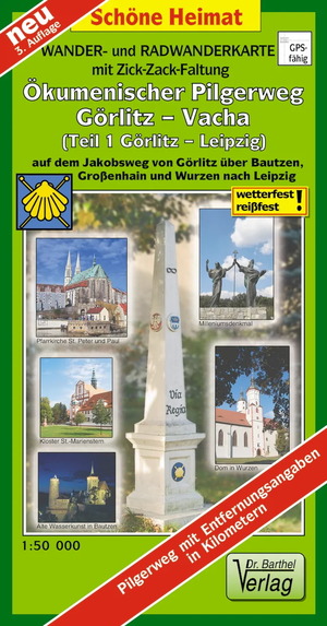 ISBN 9783895911521: Doktor Barthel Karte Oekumenischer Pilgerweg Goerlitz-Vacha. Tl.1