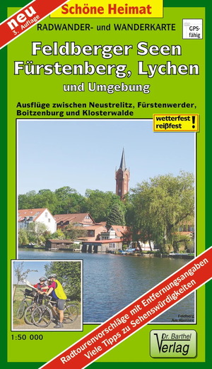 ISBN 9783895911958: Radwander- und Wanderkarte Feldberger Seen, Fürstenberg, Lychen und Umgebung – Ausflüge zwischen Neustrelitz, Fürstenwerder, Boitzenburger und Klosterwalde. 1:50000