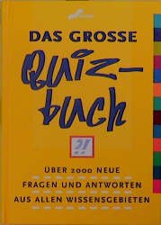 ISBN 9783896046048: Das grosse Quizbuch