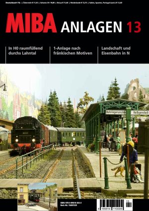 ISBN 9783896102652: MIBA Anlagen 13 - Kompakter Keilbahnhof in H0, in H0 raumfüllend durchs Lahntal, Spur-1-Anlage nach fränkischen Motiven, Landschaft und Eisenbahn in N