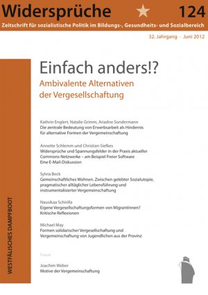 ISBN 9783896919847: 124: Einfach anders!? : Ambivalente Alternativen der Vergesellschaftung