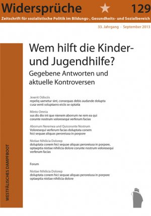 ISBN 9783896919892: Wem hilft die Kinder- und Jugendhilfe? - Gegeben Antworten und aktuelle Kontroversen