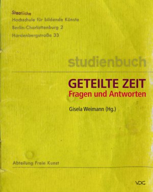 ISBN 9783897395664: Geteilte Zeit – Fragen und Antworten