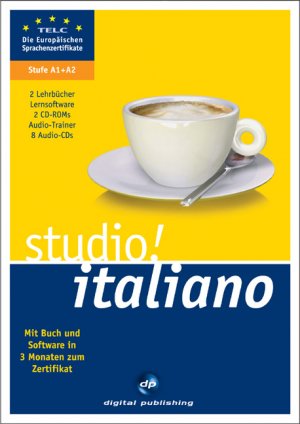 ISBN 9783897476073: studio! italiano - A1 + A2   2 Lehrbücher · 2 CD-ROMs · 8 Audio-CDs · Audio-Vokabeltrainer