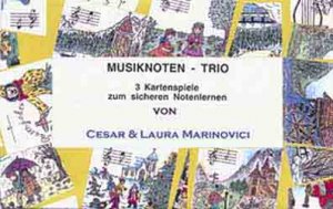 ISBN 9783897750500: Musiknoten-Trio 3 Kartenspiele zum sicheren Notenlernen