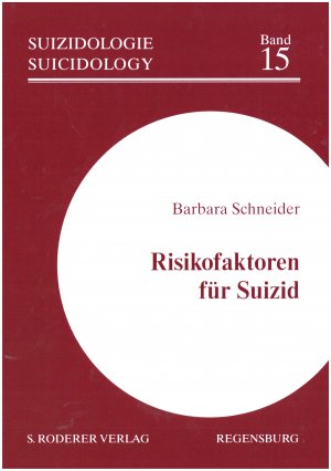 ISBN 9783897833722: Risikofaktoren für Suizid