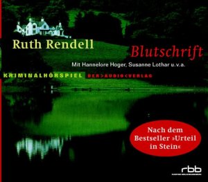 ISBN 9783898133135: Blutschrift (Kriminalhörspiel mit Hannelore Hoger, Susanne Lothar u.a.)