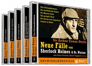 ISBN 9783898134644: Neue Fälle von Sherlock Holmes & Dr. Watson - 6 Kriminalhörspiele (5 CDs)