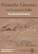 ISBN 9783898531016: Deutsche Literatur von Lessing bis Kafka. Studienbibliothek