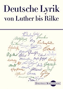 gebrauchtes Buch – Deutsche Lyrik von Luther bis Rilke