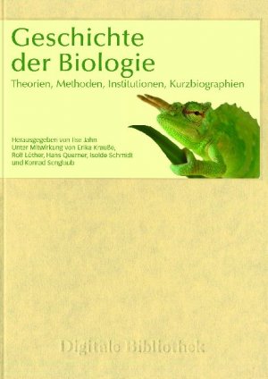 ISBN 9783898535380: Geschichte der Biologie - Theorien, Methoden, Institutionen, Kurzbiographien - CD-ROM - Digitale Bibliothek 138