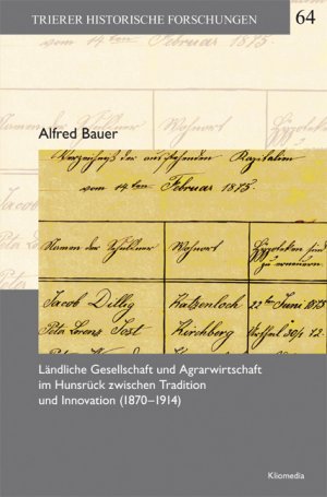 ISBN 9783898901239: Ländliche Gesellschaft und Agrarwirtschaft im Hunsrück zwischen Tradition und Innovation (1870-1914)