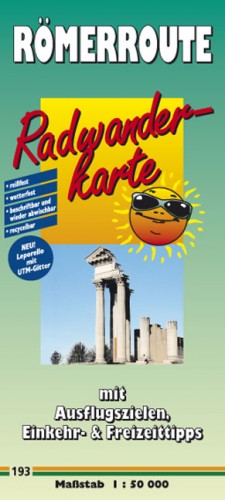 ISBN 9783899201932: Radwanderkarte Römerroute