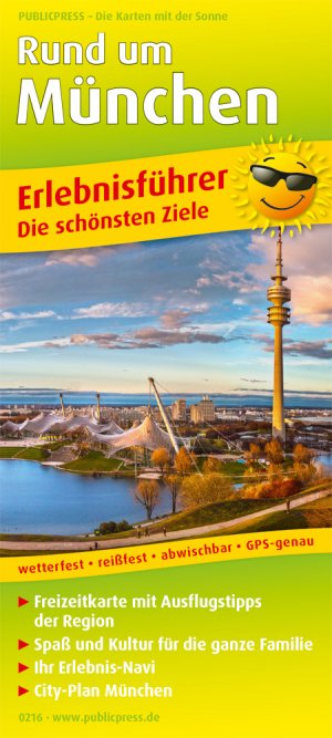 ISBN 9783899202168: Rund um München - Erlebnisführer mit City-Plan München und Informationen zu Freizeiteinrichtungen auf der Kartenrückseite, wetterfest, reißfest, GPS-genau. 1 : 160 000