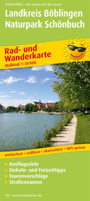 ISBN 9783899202922: Landkreis Böblingen - Naturpark Schönbuch – Rad- und Wanderkarte mit Ausflugszielen, Einkehr- & Freizeittipps, wetterfest, reißfest, abwischbar, GPS-genau. 1:50000