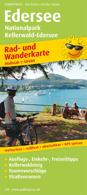 ISBN 9783899203158: Edersee, Nationalpark Kellerwald-Edersee – Rad- und Wanderkarte mit Ausflugszielen, Einkehr- & Freizeittipps, wetterfest, reissfest, abwischbar, GPS-genau. 1:50000