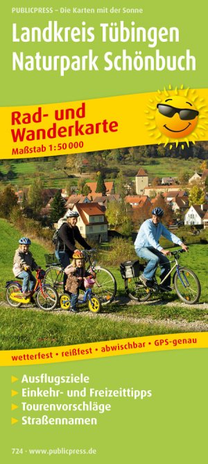 ISBN 9783899207248: Landkreis Tübingen - Naturpark Schönbuch - Rad- und Wanderkarte mit Ausflugszielen, Einkehr- & Freizeittipps, Tourenvoschlägen und Straßennamen, wetterfest, reißfest, abwischbar, GPS-genau. 1:50000