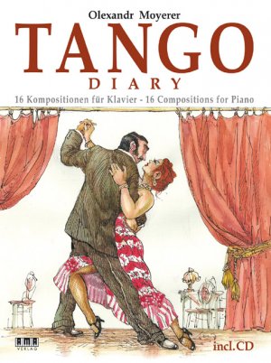 ISBN 9783899221855: Tango Diary - 16 Kompositionen für Klavier (inkl. CD)