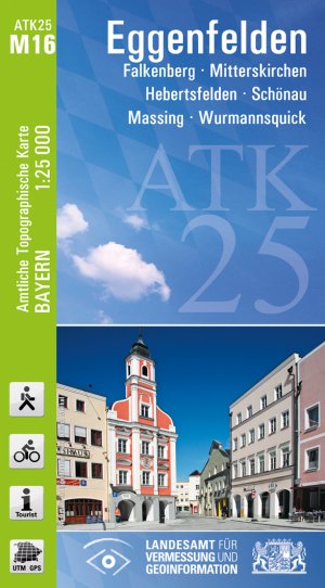 ISBN 9783899334647: ATK25-M16 Eggenfelden (Amtliche Topographische Karte 1:25000) – Falkenberg, Mitterskirchen, Hebertsfelden, Schönau, Massing, Wurmannsquick