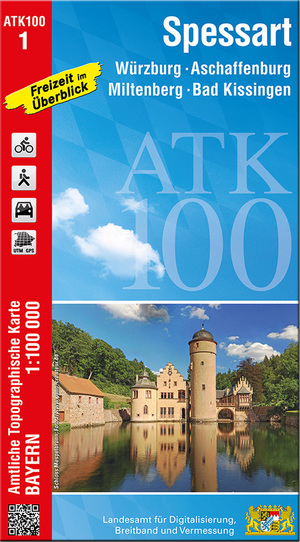 ISBN 9783899336870: ATK100-1 Spessart (Amtliche Topographische Karte 1:100000) – Würzburg, Aschaffenburg, Miltenberg, Bad Kissingen