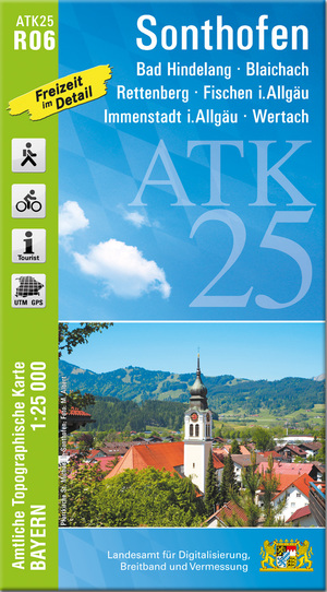 ISBN 9783899338997: ATK25-R06 Sonthofen (Amtliche Topographische Karte 1:25000) - Bad Hindelang, Blaichach, Rettenberg, Fischen i.Allgäu, Immenstadt i.Allgäu, Wertach