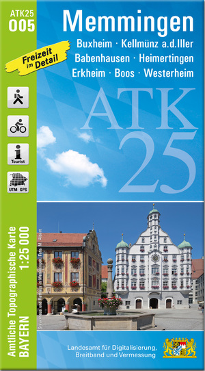 ISBN 9783899339734: ATK25-O05 Memmingen (Amtliche Topographische Karte 1:25000) - Buxheim, Kellmünz a.d.Iller, Babenhausen, Heimertingen, Erkheim, Boos, Westerheim