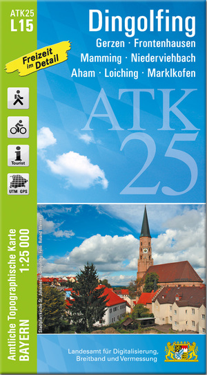 neues Buch – ATK25-L15 Dingolfing (Amtliche Topographische Karte 1:25000) - Gerzen, Frontenhausen, Mamming, Niederviehbach, Aham, Loiching, Marklkofen, Gottfrieding