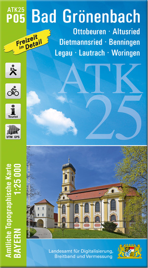 ISBN 9783899339772: ATK25-P05 Bad Grönenbach (Amtliche Topographische Karte 1:25000) - Ottobeuren, Altusried, Dietmannsried, Benningen, Legau, Lautrach, Woringen