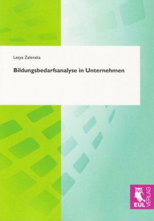 neues Buch – Lesya Zalenska – Bildungsbedarfsanalyse in Unternehmen