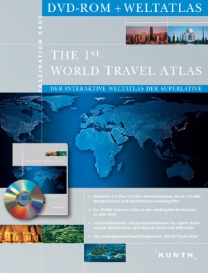 ISBN 9783899442175: The 1st World Travel Atlas - Der interaktive Weltatlas der Superlative (DVD-ROM + Weltatlas)