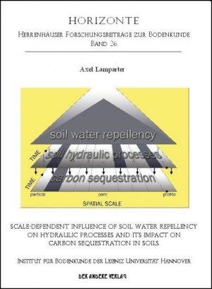 ISBN 9783899599732: Scale-dependent influence of soil water repellency on hydraulic processes and its impact on carbon sequestration in soils