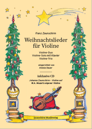 ISBN 9783901511615: Weihnachtslieder für Violine, m. 1 Audio-CD