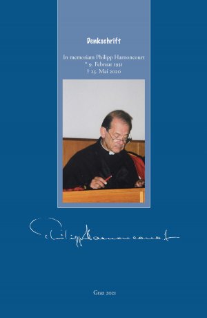 ISBN 9783902666833: Denkschrift in memoriam Philipp Harnoncourt - *9. Februar 1931 – † 25. Mai 2020