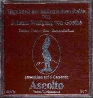 ISBN 9783905104035: Tagebuch der italiensichen Reise von Johann Wolfgang von Goethe. Tl.1, Gardasee, Padua, Venedig, Rom, Neapel, 6 Cassetten (Hörkassette)