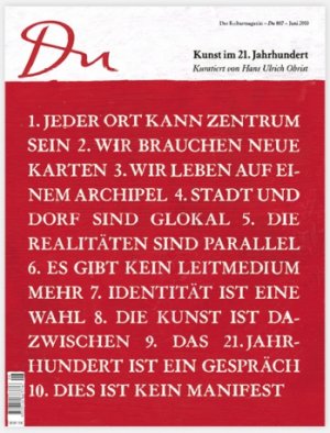 ISBN 9783905852288: Kunst im 21. Jahrhundert - Bedeutende Newcomer, kuratiert von Hans Ulrich Obrist