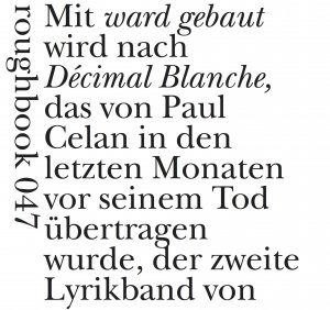 ISBN 9783906050409: fut bâti / ward gebaut