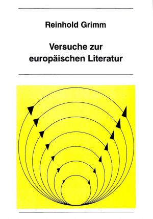 ISBN 9783906750507: Versuche zur europäischen Literatur