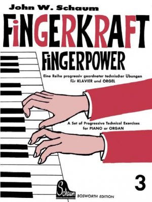 ISBN 9783920127552: Fingerkraft. Progressiv geordnete technische Übungen für Klavier oder Orgel / Fingerkraft 3