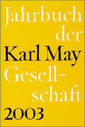 ISBN 9783920421872: Jahrbuch Der Karl May Gesellschaft 2003