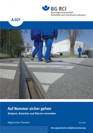 ISBN 9783920506432: A 021 - Auf Nummer sicher gehen - Stolpern, Rutschen und Stürzen vermeiden