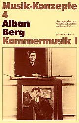 ISBN 9783921402665: Alban Berg, Kammermusik I