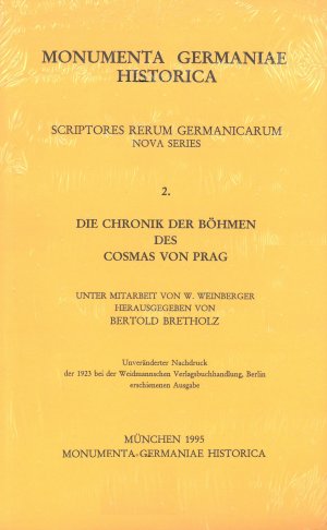 ISBN 9783921575314: Die Chronik der Böhmen des Cosmas von Prag