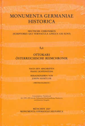 gebrauchtes Buch – Joseph Seemüller – Ottokars österreichische Reimchronik
