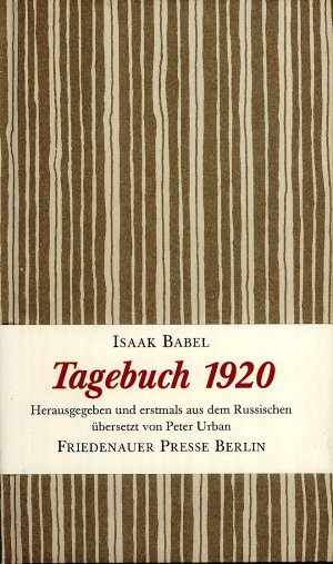 ISBN 9783921592595: Tagebuch 1920 - Ein Winterbuch