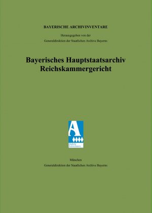 ISBN 9783921635865: Bayerisches Hauptstaatsarchiv. Reichskammergericht – Nr. 4492-5084 (Buchstabe H, Teil 1)