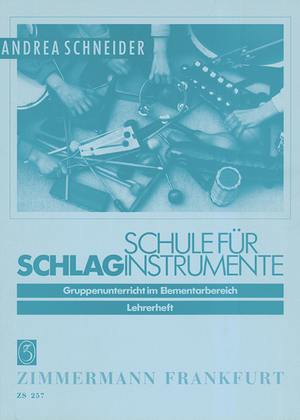 ISBN 9783921729533: Schule für Schlaginstrumente