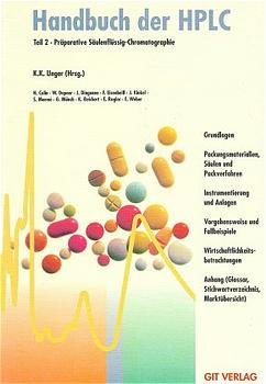 ISBN 9783921956977: Handbuch der HPLC, Teil 2