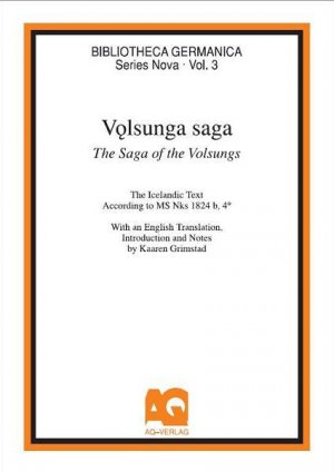 ISBN 9783922441670: Volsunga Saga - The Saga of the Volsungs