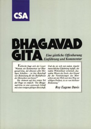 ISBN 9783922779063: Bhagavad Gita: Eine göttliche Offenbarung: Eine göttliche Offenbarung. Einf. u. Kommentar