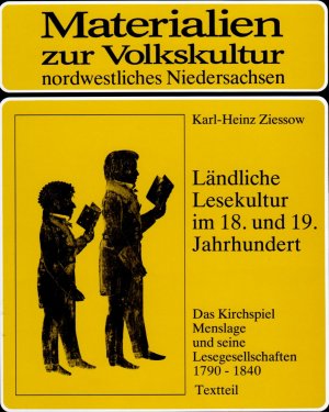 neues Buch – Ziessow, Karl H – Ländliche Lesekultur im 18. und 19. Jahrhundert - d. Kirchspiel Menslage und seine Leseges. 1790 - 1840